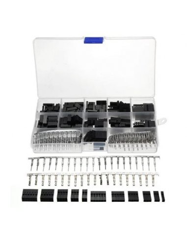 Wire Jumper Pin Header Connector Housing Kit For Dupont and Crimp Pins w/ Box - 620pcs