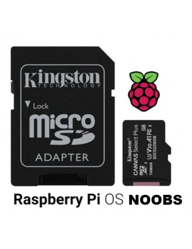 Cartão Kingston Canvas 32GB Select Plus MicroSDHC UHS-I A1 (Class 10) - Noobs Kingston
