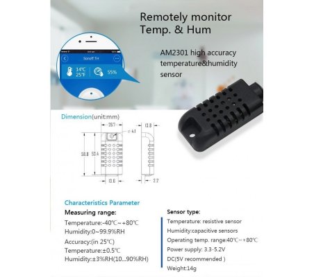 Sonoff TH Sensor AM2301