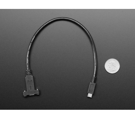 Cabo USB C Painel para Micro USB - 30cm