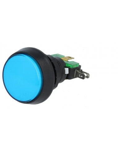 Interruptor de Pressão ON-(ON) SPDT 10A/250Vac - Azul