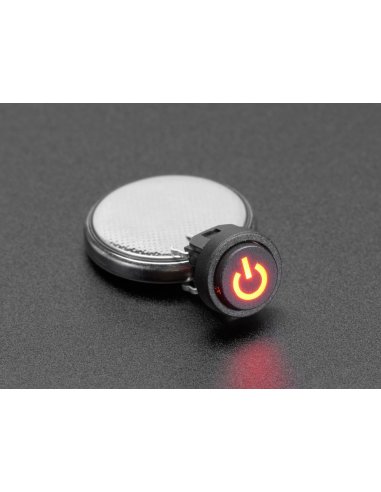 Mini Botão de Pressão Momentâneo - Vermelho | Tactile Switch