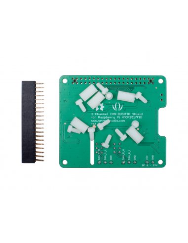Shield CAN-BUS (FD) 2 Canais para Raspberry Pi