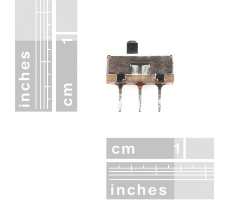 Interruptor Deslizante SPDT 2.54mm