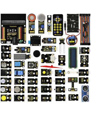 Kit de Iniciação com 45 Sensores para Micro:bit Keyestudio
