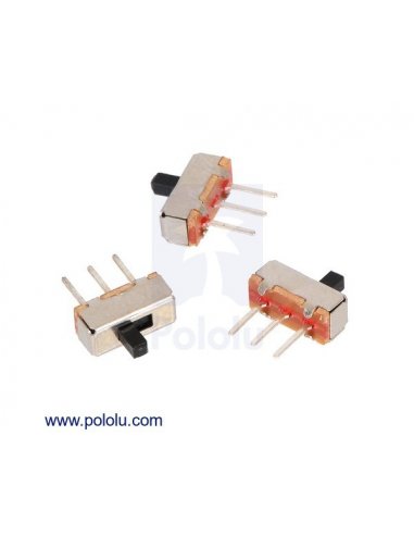 Mini Interruptor Deslizante 3 pinos SPDT 0.3A - Pack de 3