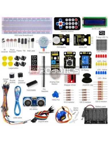 Kit de Iniciação Avançado com Arduino Mega 2560 Keyestudio | Kit Arduino