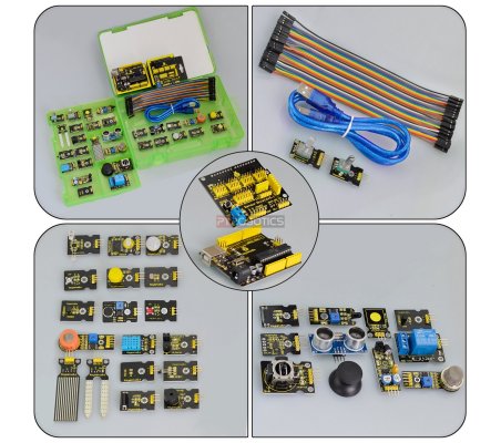 Kit de 30 Sensores com Arduino Uno Keyestudio