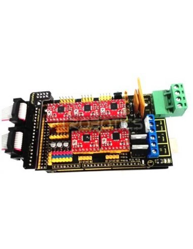 Kit para Impressão 3D com Controlador Keyestudio com Ramps 1.4, Arduino Mega 2560, Drivers A4988 (x5) e LCD 12864