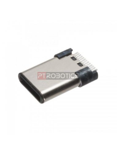 Ficha USB C Vertical Macho para PCB | Ficha USB