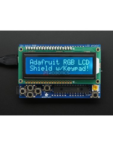 Shield LCD RGB com Display Alfanumérico 16x2 - Negativo