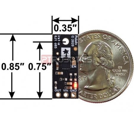 Sensor de Distância Digital c/ Saída por Impulso - 50cm - Pololu