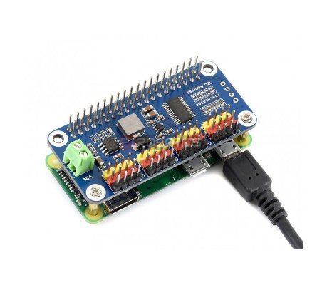 HAT Controlador Servo para Raspberry PI 16 Canais 12-bit I2C