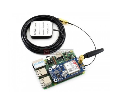 SIM7000E HAT NB-IoT / eMTC / EDGE / GPRS / GNSS para Raspberry Pi