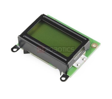 8x2 Character LCD - Black on Verde 5V