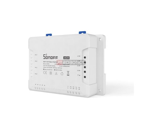 SONOFF Interruptor Inteligente WiFi com 4 Canais e Controlo RF 4CHPROR3