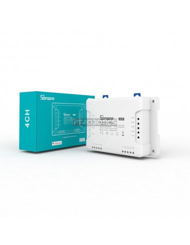 SONOFF Interruptor Inteligente WiFi com 4 Canais e Controlo RF 4CHR3 | Sonoff