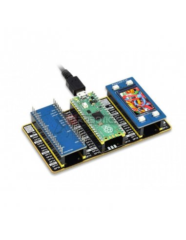 Kit de Desenvolvimento Raspberry Pi Pico (Tipo B) - Pico + LCD + IMU + Expansor GPIO