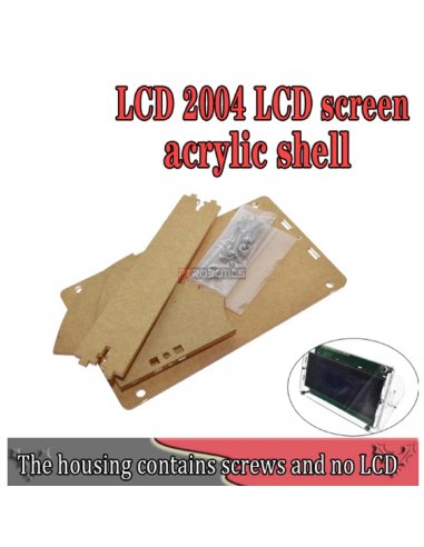 Moldura em Acrílico para LCD 20x4 - Transparente | LCD Alfanumerico