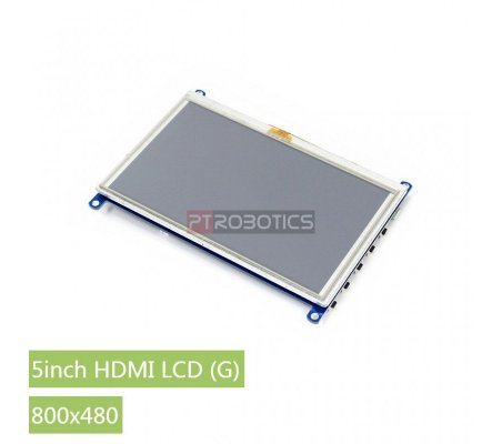 Ecrã LCD Tátil Resistivo 5 Polegadas 800x480