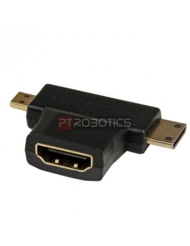 Adaptador HDMI para 2x Micro HDMI