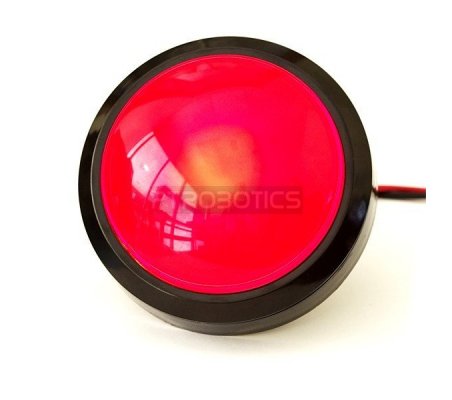 Big Dome Push Button - Vermelho