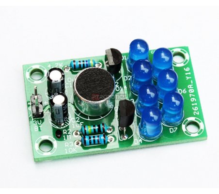 Kit de Eletrónica LED DIY - Controlador de Som e Melodia