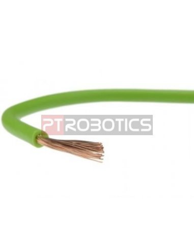 Fio Multifilar H05V-K 1mm² Verde - 1mt
