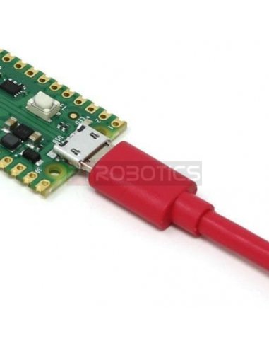 Cabo Raspberry Pi USB A para MicroUSB - Vermelho | Cabos e adaptadores