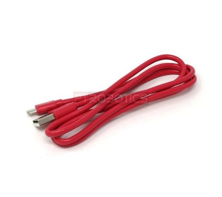 Cabo Raspberry Pi USB A para MicroUSB - Vermelho