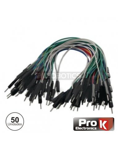Conjunto de Jumper Wires Macho-Macho 20cm - 50pcs | Jumper Wires