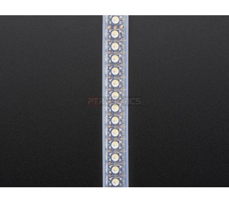 Adafruit Fita de Leds Digital NeoPixel RGBW - PCB Preta 144 LED/m - 1mt
