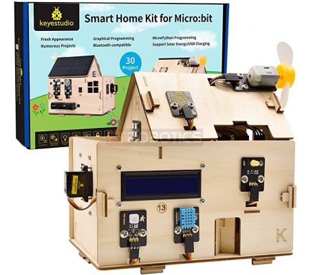 Kit de Aprendizagem Educacional para Micro:bit - Casa Inteligente
