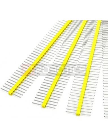 Barra de 2x40 Pinos para PCB - Amarelo