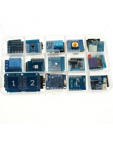Kit de Sensores Wemos D1 Mini Pro - 15pcs | Kit Arduino