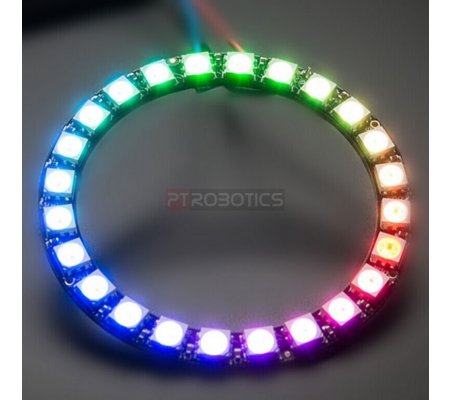 Módulo LED Anel RGB 5050 WS2812 - 24 LED