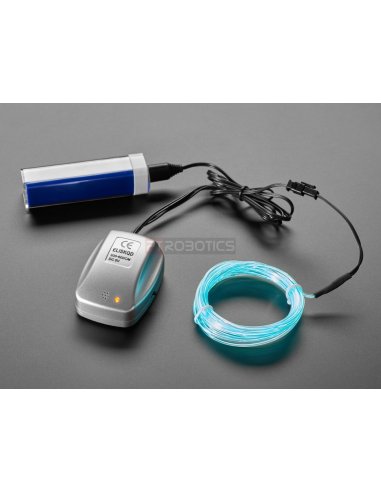 Inversor de Bolso EL Wire USB 5V Ativado por Som