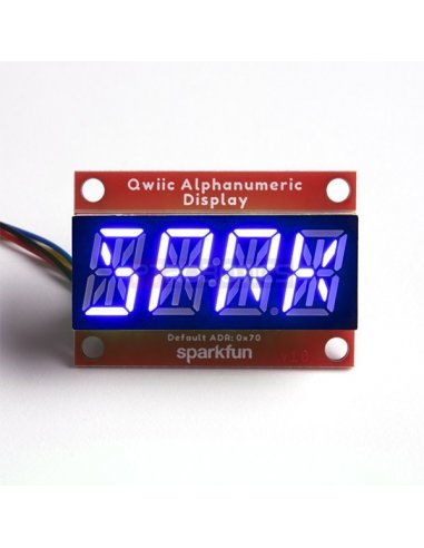 SparkFun Módulo Display Alfanumérico - Azul (Qwiic) | LCD Alfanumerico