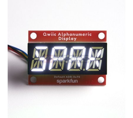 SparkFun Módulo Display Alfanumérico - Branco (Qwiic)