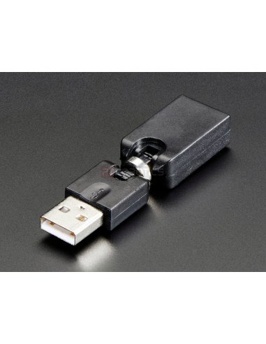 Adaptador USB Giratório e Flexível | Ficha USB