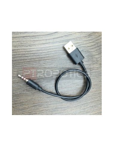 Cabo Áudio USB 2.0 para Jack 3.5mm
