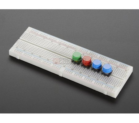 Conjunto de Interruptores de Botão Táctil Redondo 12mm Colorido - 15pcs
