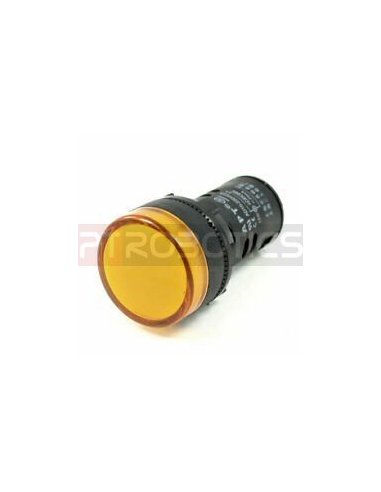 Indicador LED para Painel Ø22mm 110Vdc AD16-22DS - Laranja | Indicadores Led