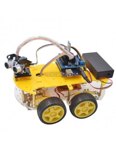 4WD Multifunction Bluetooth Controlled Robot Car Kit | Chassi de Robo
