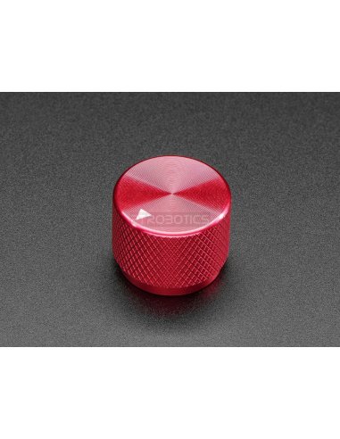 Botão Maquinado cor Vermelha, em Alumínio Anodizado - Adafruit 5530 | Botões