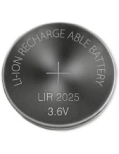 Bateria Recarregável Li-Ion 3.6V 25mAh LIR2025 | Baterias Litium