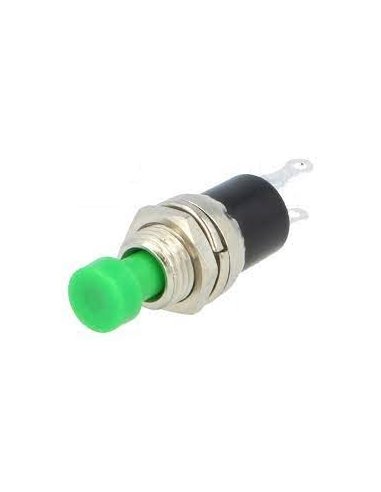 Interruptor de Pressão Momentâneo 250Vac 1A Normalmente Aberto - Verde | Push Button