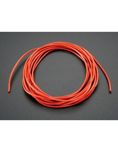 Fio de Silicone 18AWG 1mt - Vermelho | Fio electrico