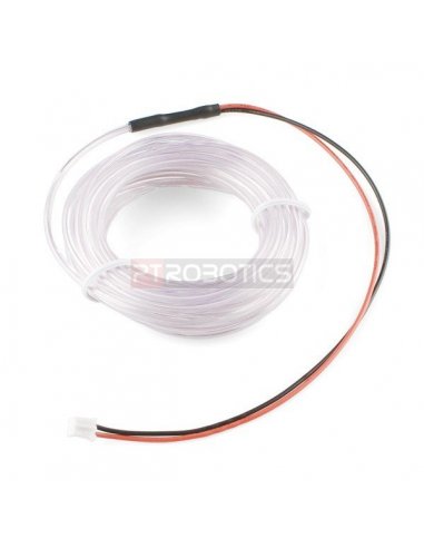 EL Wire - Branco 3m | El-Wire - Fio Electroiluminescente