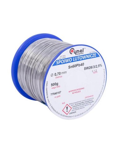 Solder wire 0.7mm 60/40 500Gr | Material Soldadura